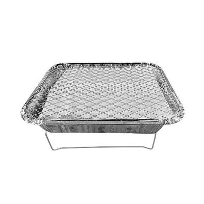 China Grill desechable Grill desechable de malla de alambre Grill desechable con carbón de bambú en venta