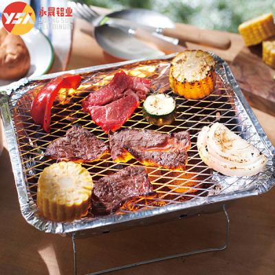 China One Time Use BBQ Grill Portable Charcoal Grills Disposable Grill Trays for sale