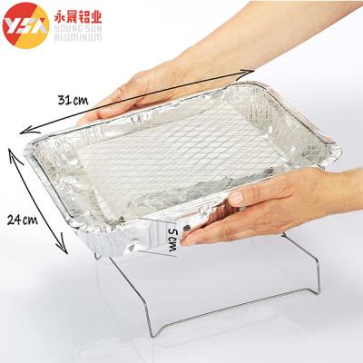 China Disposable Grilling Trays Instant Charcoal Grill One Time Use Throw Away Grill for sale