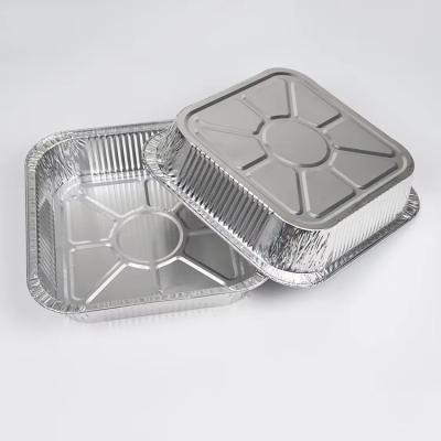 Cina Large Supply Takeaway Food Packaging Container Aluminum Foil Pan Food Storage in vendita