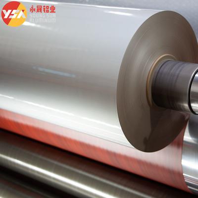 China Película laminadora de poliéster de aluminio para aislamiento de granos de madera AL+PET+PVC en venta