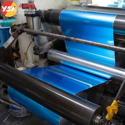 China Película laminadora de aluminio azul de papel de espollamiento Mylar AL+PET en venta