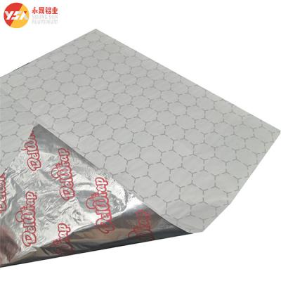 Китай Aluminum Foil Honeycomb Greaseproof Paper Burger Wrapping Sheets For Sandwich продается