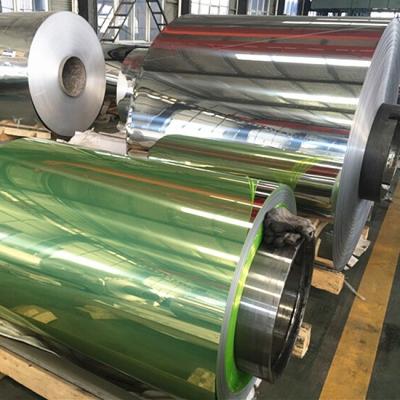 China Hochreflektierende Aluminiumfolie der Serie 1000 Spiegel Polierte Aluminiumfolie Spirale zu verkaufen