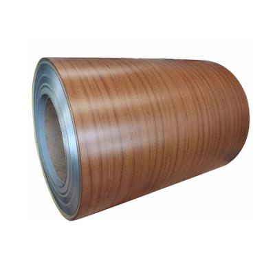 China T3 Temper Wood Grain PVDF Coated Aluminum Strips Good Weldability for sale