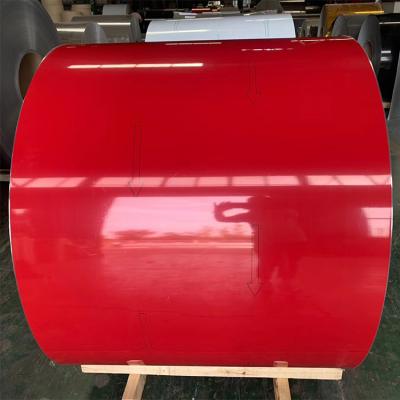 China Farbe A1060 A3003 beschichtete vorgestrichenes Aluminiumspulen-T3-Temperament zu verkaufen