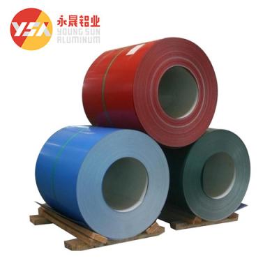 China PET PVDF Farbaluminiumblatt-Antialkali-Farbüberzogene Aluminiumspule Malerei-6.0mm zu verkaufen