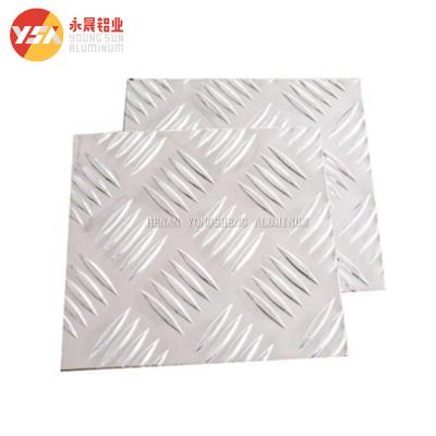 China 5 karierte Aluminiumplatte der Stangen-Aluminiumwarzenblech-Muster-Aluminiumplatten-AA1100 für Aufzugs-Boden zu verkaufen