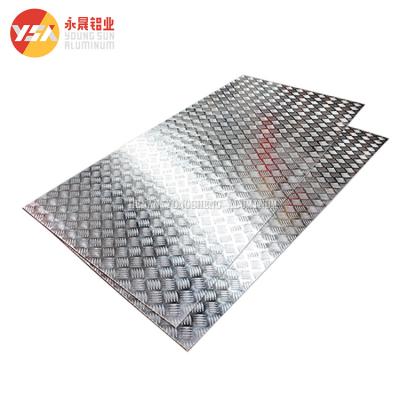 China hoja grabada en relieve de aluminio antideslizante de la placa 1050 de aluminio del inspector de 3Bar 5Bar en venta