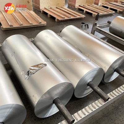 China Rollentunnel-bohrwagen der Aluminiumfolie-8006 8011 für Nahrungsmittelbehälter Identifikation 76mm zu verkaufen