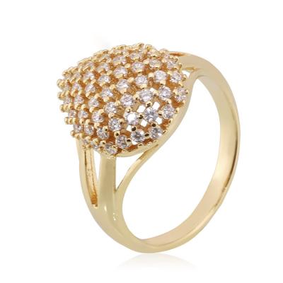 China CI Hiphop Style Crystal Women Ring Fashion Gold Women Ring Jewelry Promise Ring Trendy Women for sale