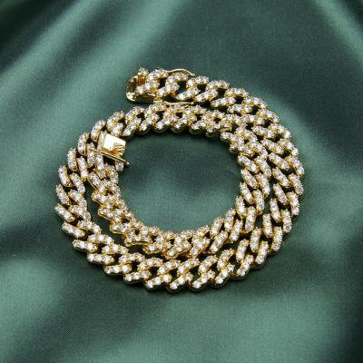 China Cuban chain necklace gold hip-hop necklace women chain link chain thick punk cuban necklace jewelry for sale