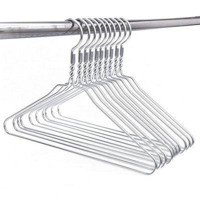 China Wholesale Eco-friendly Stainless Steel Hanger Rose Gold Metal Hanger Garment Hanger Manufacturer for sale