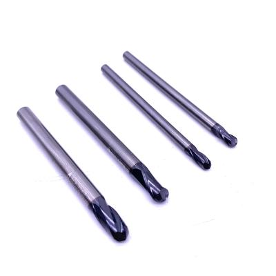 China Original CNC Process Supplier D4/D6 Customized Ball Nose End Mill Ball End Mill CNC Tungsten Carbide End Mill Bit for sale