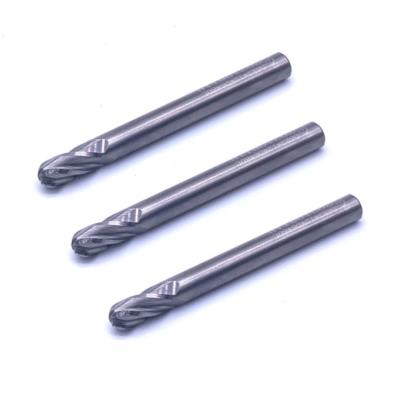 China Quality Carbide Ball Nose End Mill Cutters Ball End Mill Carbide Guaranteed Solid Cutters for sale