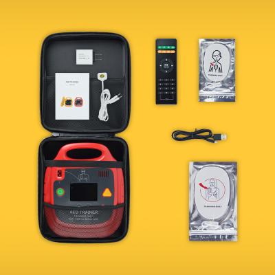 China Plastic Preprogrammed Scenarios WAP-ATM-112 10 AED Defibrillator Trainer for sale