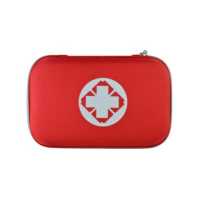 China Wall Mount Shell Bag 39Pcs Emergency Care Customized Hard Plastic First Aid Kit for sale