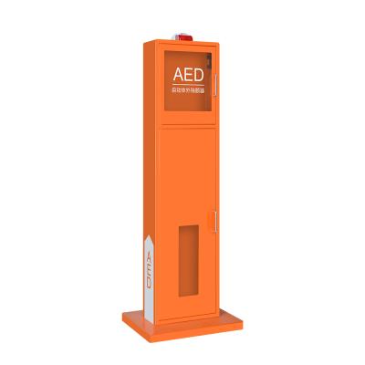 China Outdoor & Indoor Use WAP-HEALTH High Quality Flooring Metal AED Standing Cabinet for sale