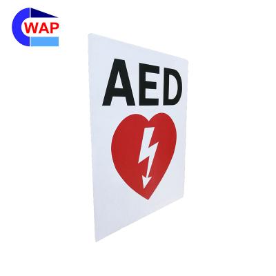 China Plastic or Aluminum or Metal Logo Customized Indoor Sign Use Option Material WAP-Health WAP-3046A Outdoor Sign for sale