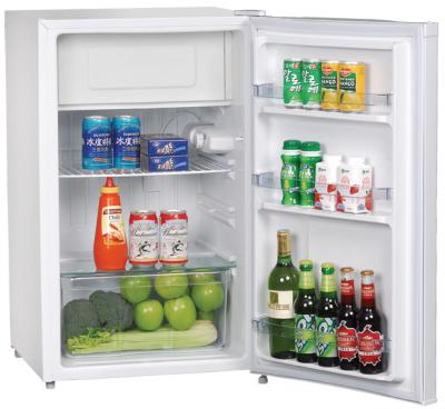 China White Under Counter Mini Fridge / Dorm Mini Fridge With Freezer Locking Door for sale