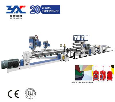 China high quality plastic sheet making machinery for bags and suitcase for sale