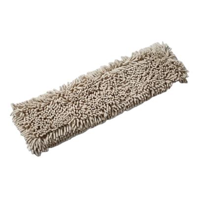 China Factory Supply Viable Floor Cleaning Microfiber Magic Flat Mop Cotton Replacement Pad Mop Chenille Head Refill for sale