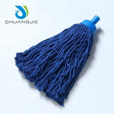 China High Quality Sustainable Cotton Wet Mop Main Absorption Water Replacement For Hotel Lobby School Floor Cleaning for sale