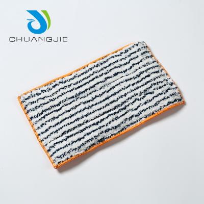 China Viable Accept Custom Microfiber Flat Mop Rectangle Head Replacement for sale