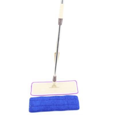 China China Sustainable Manufacturer High Quality Industrial Commercial Hospital Floor Cleaning Flat Mop Pads With Handle for sale