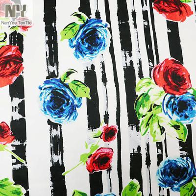 China Nanyee Textile China Wholesale Rolls Polyester Fluorescent Digital Printed Fabric for sale