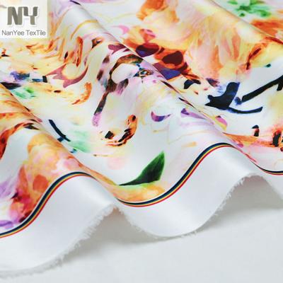 China Nanyee Manufacture Fluorescent Textile Factory Direct Digital Printed Polyester Fabric for sale