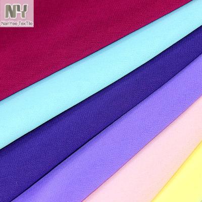 China Nanyee Fluorescent Textile Woven Plain Dyed Fashion Chiffon Fabric Malaysia for sale