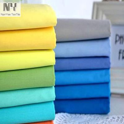 China Nanyee anti-static textile supplied from stock dyed 100% cotton poplin fabric for sale