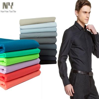 China Nanyee Textile Woven Feel Cotton Smooth Shirting Fabric Shrink-Resistant for sale