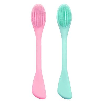 China Convenient and Practical Clean Tools Makeup Brush Silicone Mud Mask Applicator Brush Face Mask Facial Brush for sale