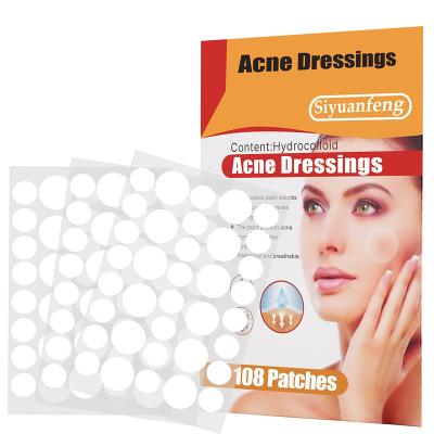 China Comfortable Custom Private Label Spot Treatment Acne Cover Pimple Cover Up Healing Removal Patch Hydrocolloid Kit for sale