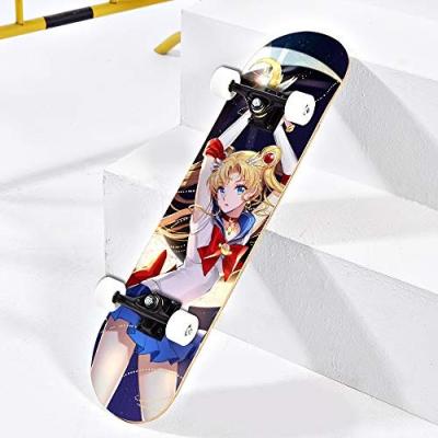 China Factory Outlet Adult Skateboard Wooden PU Colorful Adult Material 31 Inch Four Wheel Kids Skate Board for sale