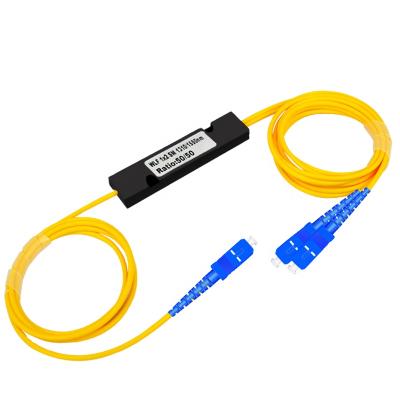 China FTTH Fiber Optic Splitter 1*2/1*4/1*8/1*16/1*32 Single Mode SC UPC PLC Splitter Cable Splitter Optic Fiber Box with Best Price for sale