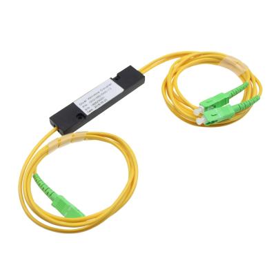 China Cheap FTTH Price Fiber Optic Splitter 1*2 PLC Splitter SC APC Splitter Box For FTTH for sale