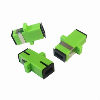 China High Cost Effective FTTH SC-SC APC Aluminum Fiber Optic Clamp Cable Adapter for sale