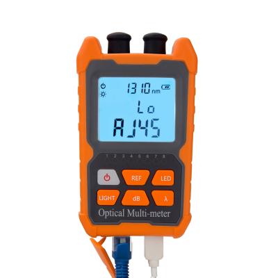 China FTTH Mini Handheld Portable All In One Machine Optical Power Meter With 5km/10km Laser Source Visual Fault Locator for sale