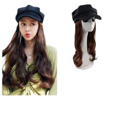 China One Cap Wig 2021 Design Special Widely Used Chemical Fiber Cap Deep Curly Women Wigs for sale