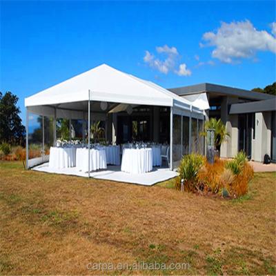 China Water proof/fireproof /UV-resistant/self-supporting/long lifespan aluminum marquee tent for wedding hall designs, clear span tent house for sale