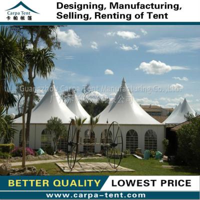 China Water proof/fireproof /UV-resistant/self-supporting/long mtrs fireproof 7x7 type pagoda tent outdoor party tents, pagoda tent, pagoda gazebo for sale for sale