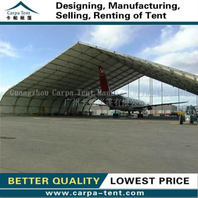 China Water proof/fireproof /UV-resistant/self-supporting/long lifespan structure ALL WEATHER tents for helicopter hangars,aircraft hangar for sale exported to Nigeria for sale