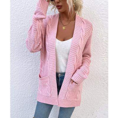 China Hand Wash Cold Wholesale Ready Ship Women Winter Long Sleeve Knitted Sweater Cardigan Girls for sale