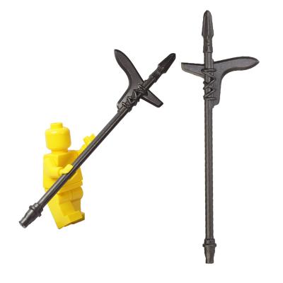 China DIY TOY Qin terracotta warriors and horses, knight spear, weapon props, children's toy building blocks for sale