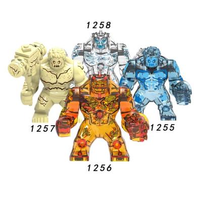 China Plastic Bricks Hulkbuster Ironman Spiderman Thanos Building Blocks Large Legos Figures Toy Big Size Super Heroes Toys for sale