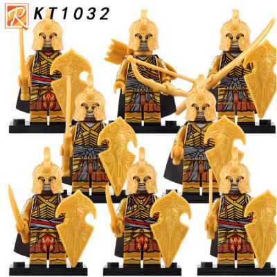 China Toy Medieval Knight Nordor Warrior archer toy lord of the rings mini plastic army toy soldier building blocks for sale