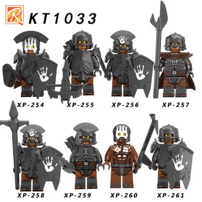 China Construction Toy Lord of Strong Mini Army Soldiers Orc Knight Building Block Gift Forodels Children Kids Toys for sale